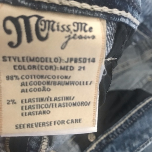 Miss Me Boyfriend Low Waist Women’s Jeans size 27 - Picture 7 of 13